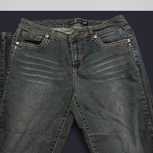 Women's Dark Denim Flared Jeans